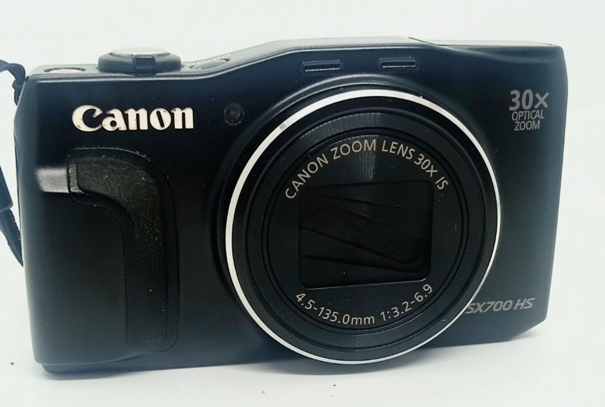 [Near Mint/charer] Canon PowerShot SX700 HS Digital Camera 16.1MP 30x Zoom Black