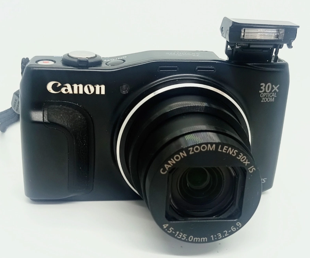 [Near Mint/charer] Canon PowerShot SX700 HS Digital Camera 16.1MP 30x Zoom Black