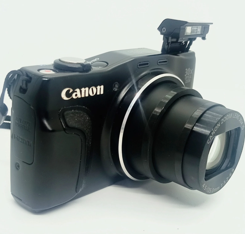 [Near Mint/charer] Canon PowerShot SX700 HS Digital Camera 16.1MP 30x Zoom Black