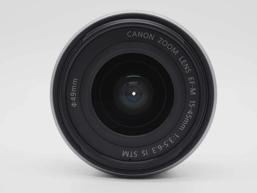 Canon EOS M100 White 24.2 MP Digital Camera 15-45mm Lens [Near Mint]