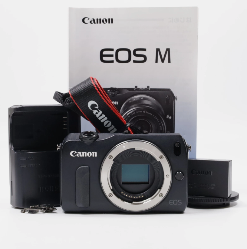 Canon EOS M 18.0MP Mirrorless Digital Camera Black [Near Mint]