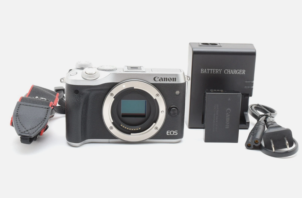 Exc Canon EOS M6 Mirrorless Digital Camera Body Silver Direct from Japan 592
