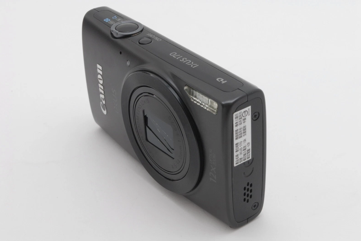 Canon IXUS170 Black 20MP Compact Digital Camera From JAPAN