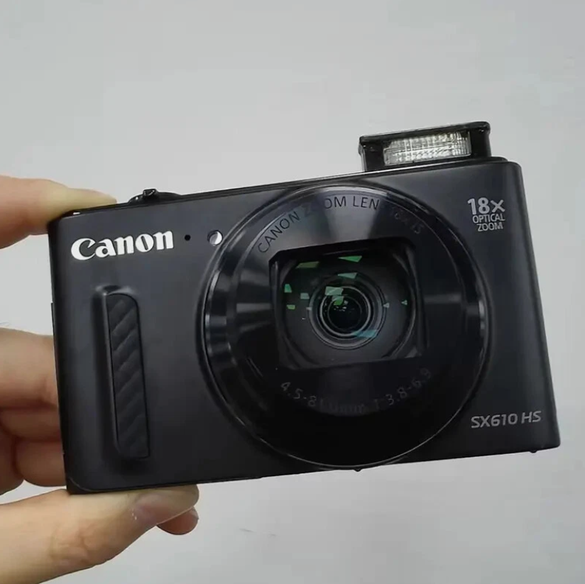 Canon PowerShot SX610 HS Digital Camera 18x Optical Zoom with Charger, SD Card