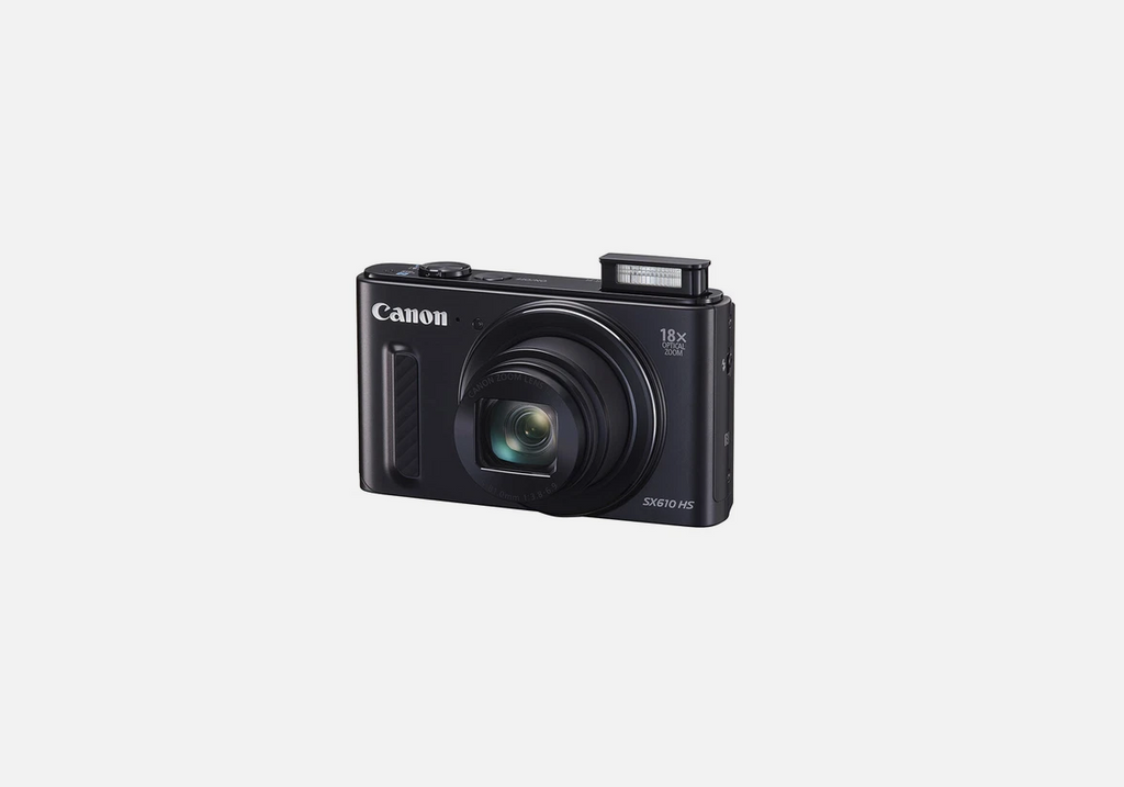 Canon PowerShot SX610 HS Digital Camera 18x Optical Zoom with Charger, SD Card