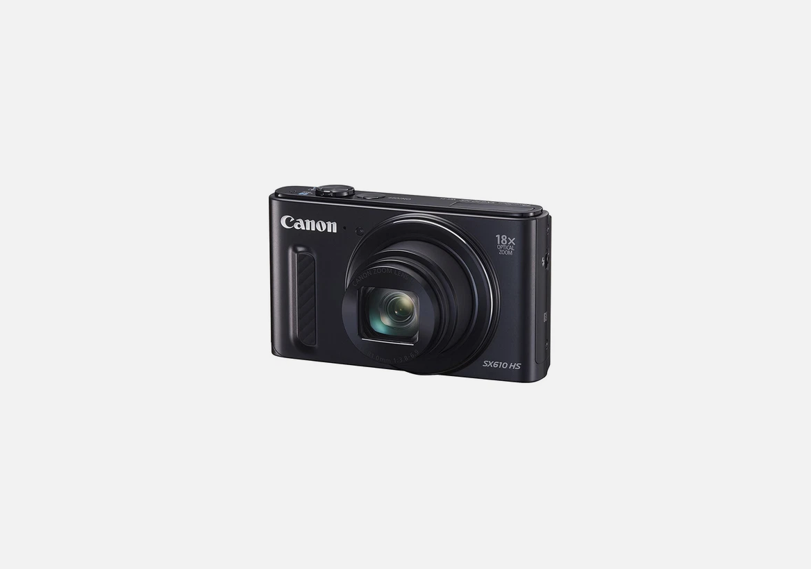 Canon PowerShot SX610 HS Digital Camera 18x Optical Zoom with Charger, SD Card