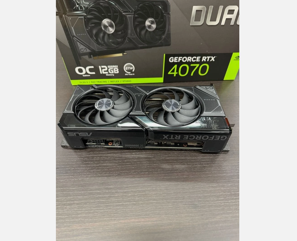 ASUS DualGeForce RTX 4070 OC Edition GDDR6X 12GB Graphics Card