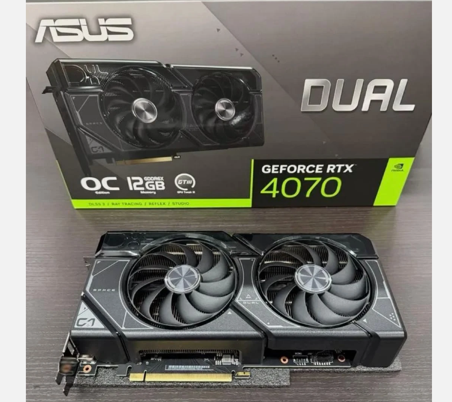 ASUS DualGeForce RTX 4070 OC Edition GDDR6X 12GB Graphics Card